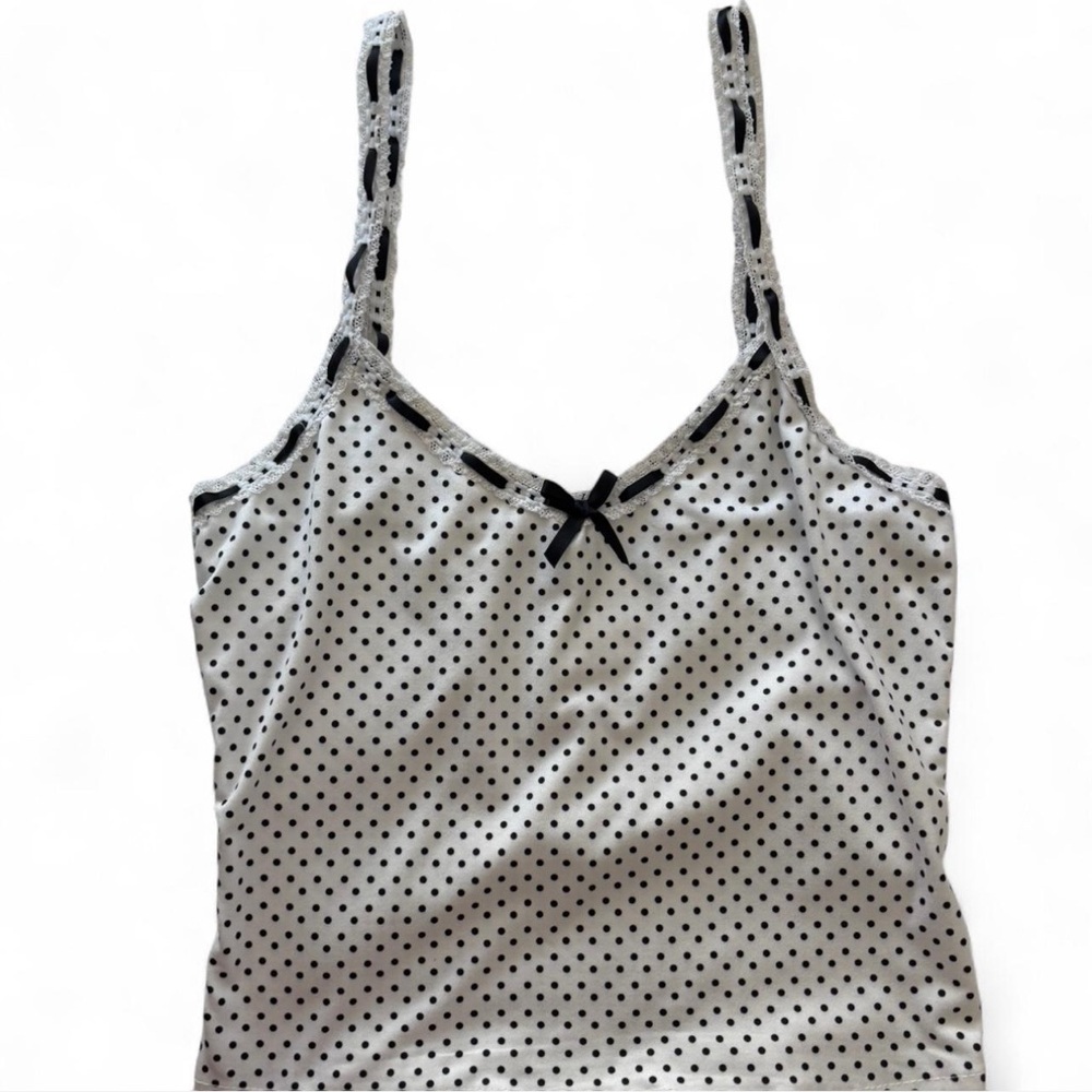 polka dot tank top